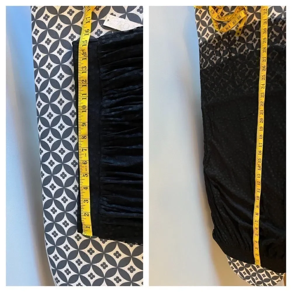 Abound Black Polka Dot Skirt